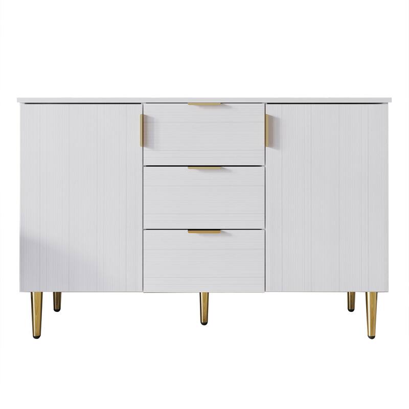 CraftPorch Luxurious Clean-Lines Sideboard - White