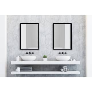 Kate and Laurel Evans Framed Floating Wall Mirror
