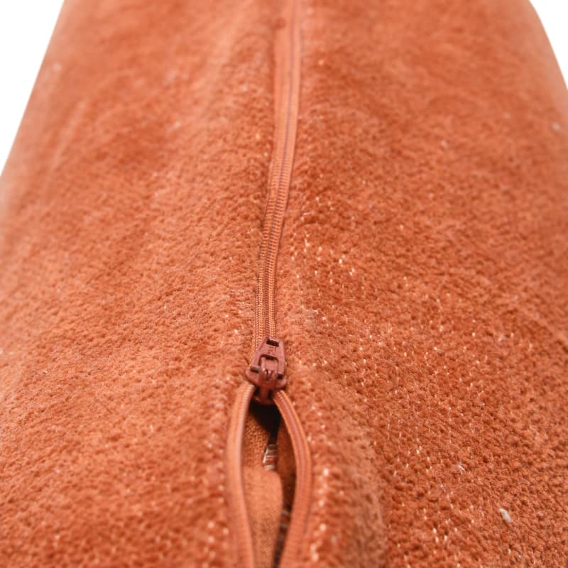 Cotton Chenille Lumbar Pillow with Tassels