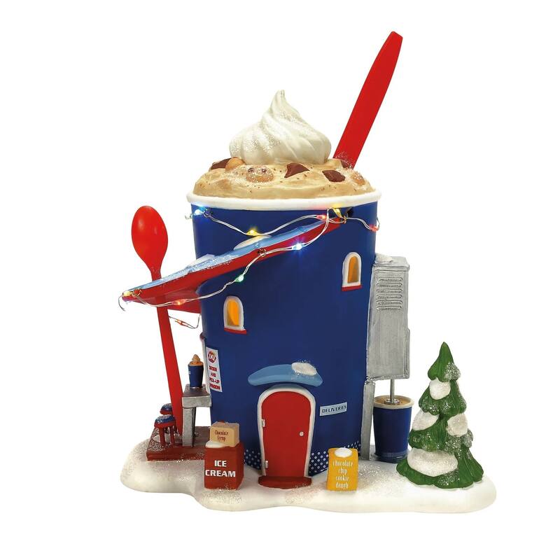 Department 56 North Pole Series Forecasting A Blizzard Lighted Building - 2pc - 6014532