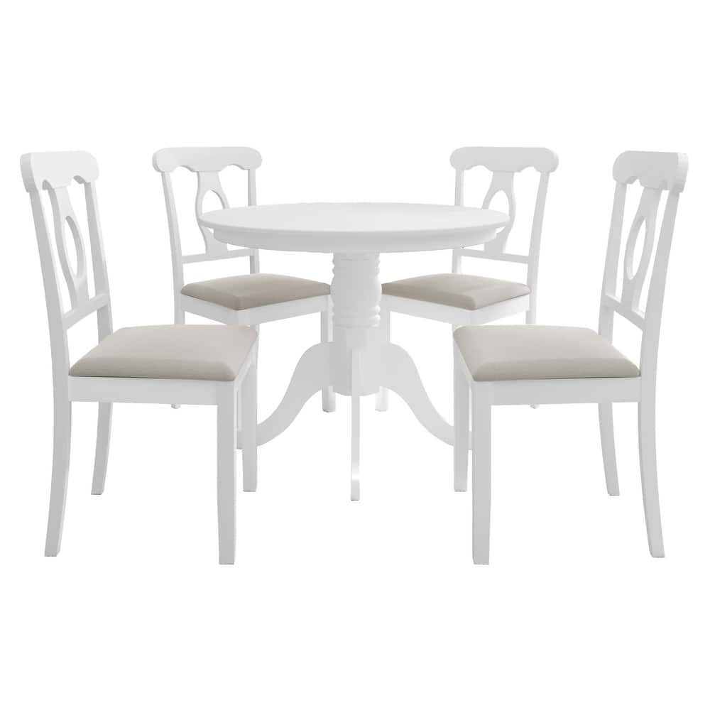 CraftPorch Mid-Century 5-piece Wooden Dining Set