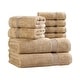 preview thumbnail 110 of 138, Superior Heritage Egyptian Cotton Absorbent 8-Piece Towel Set