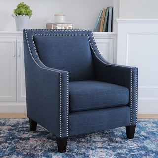 Copper grove rab leather nailhead armchair deals