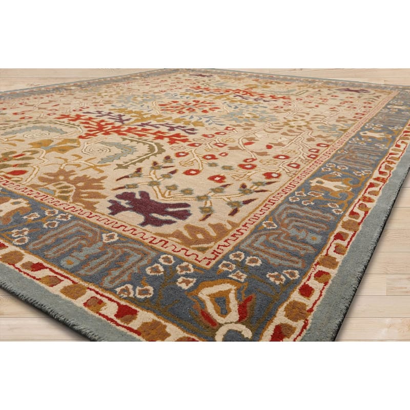 Craft Area Rug Multi Sizes Hand Tufted Wool Arts & Craft Transitional Oriental Area ...