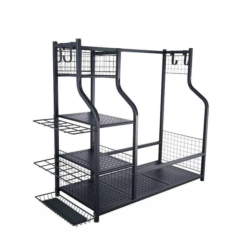 Sports Equipment Garage Organizer Sport Balls Storage Rack Organizer