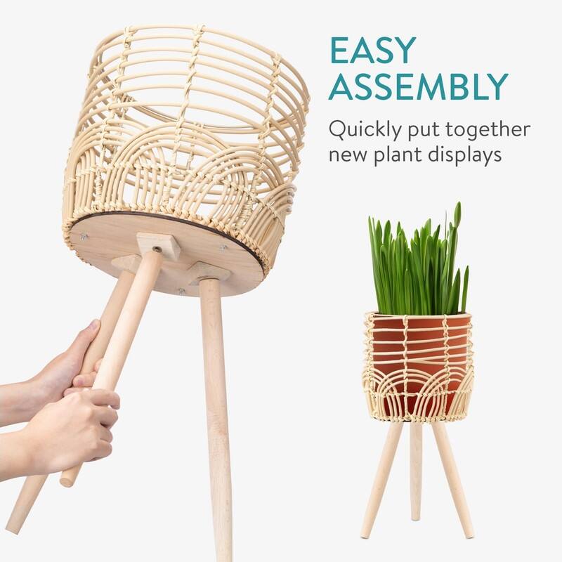 Style Plant Stand Set For House And Outdoor Plants - 10.83 x 10.83 x 23.62 inches