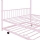 preview thumbnail 47 of 81, Metal house bed with trundle