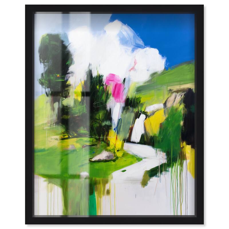 Swiss Fields Shadowbox by Art Remedy - Black - 20" x 24"
