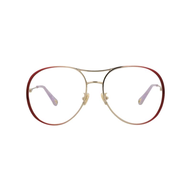 Chloé Aviator-Frame Metal Optical Frames