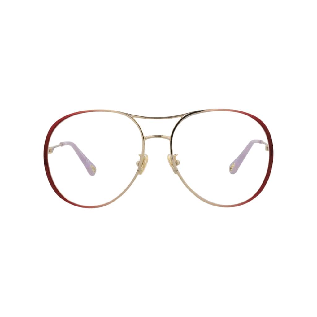Chloé Aviator-Frame Metal Optical Frames