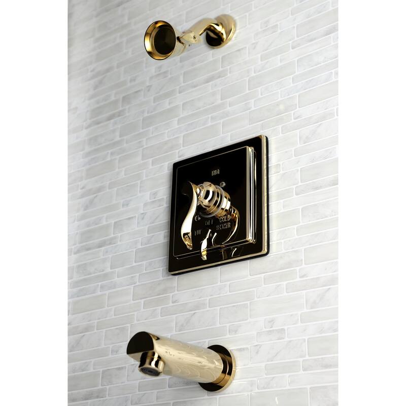 Kingston Brass Tub and Shower Trim Package with 1.8 GPM Single