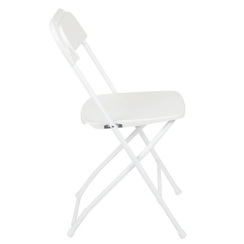 Plastic Folding Chair - 6 Pack 650LB Weight Capacity - Event Chair - 17.5"W x 18"D x 31.5"H