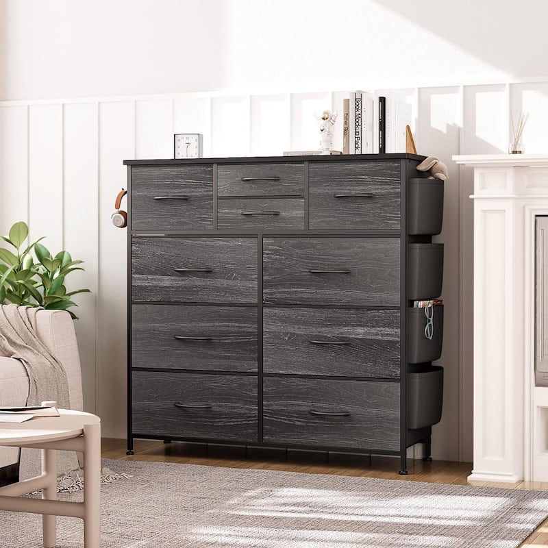 10 Drawer Dresser Closet Storage Tower Organizer Unit for Bedroom