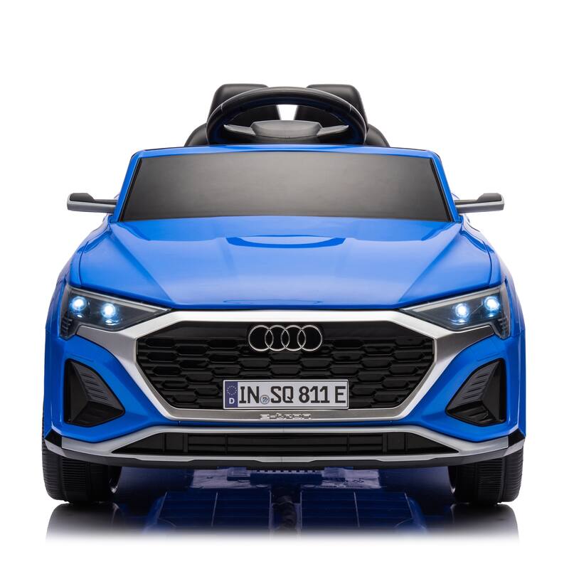 12V Kids Ride On Electric Car W/Parents Remote Control,Licensed Audi Sq8 For Kids,Volume Control,For Kids Aged 3-6.