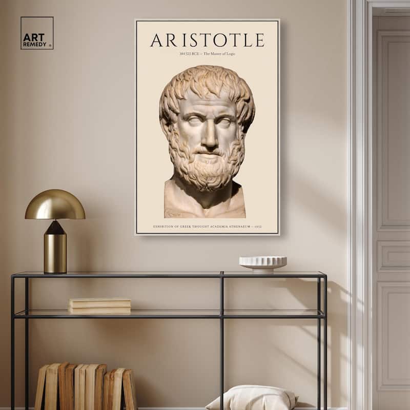 Greek Thinker Canvas by Art Remedy