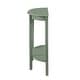 preview thumbnail 6 of 10, DH BASIC Contemporary Brown Decorative 1-Shelf Half-moon Console Table