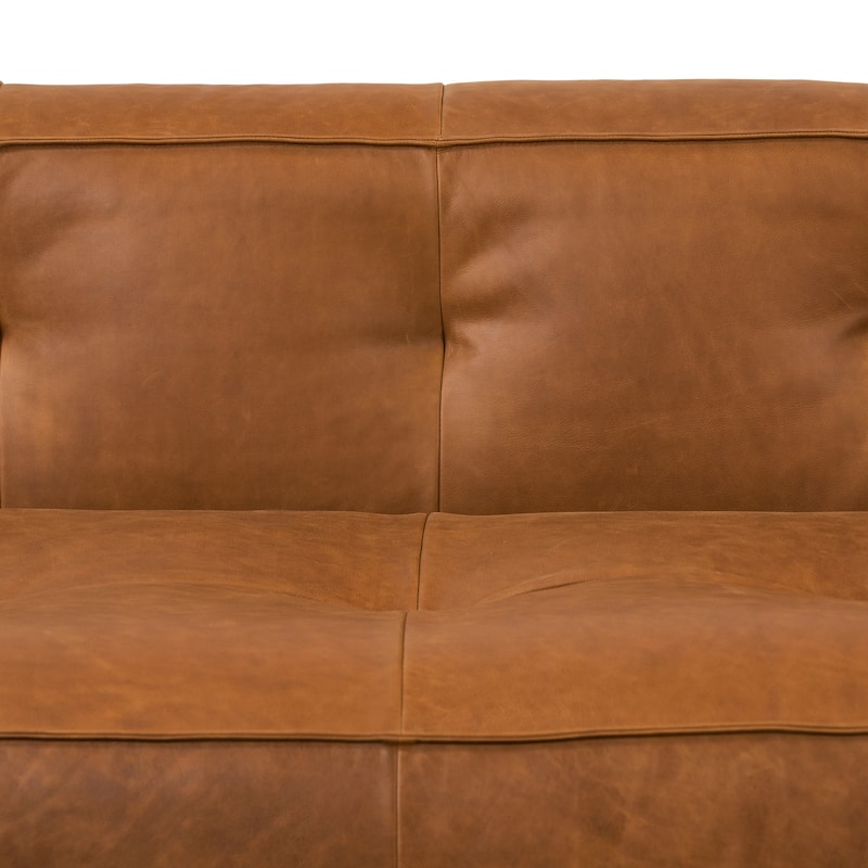 Poly & Bark Capa 92" Sofa - Full Grain Genuine Italian Leather
