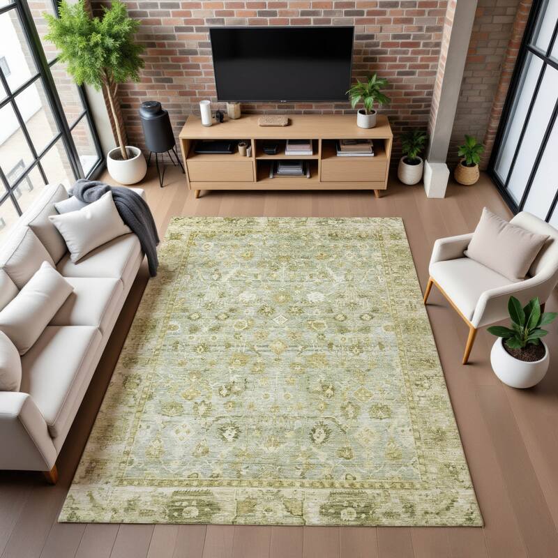 Premium Washable Super Soft Vintage Traditional Mayfield Rug
