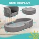 preview thumbnail 5 of 5, DoCred Portable Toddler Travel Bed with 2 Waterproof Mattress covers