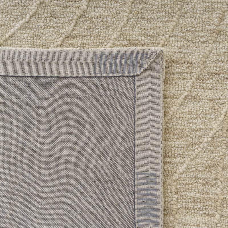 Sevita Beige/Cream Abstract Modern Lines Hand-Tufted Area Rug