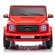 preview thumbnail 49 of 78, Licensed Mercedes-Benz G500 Kids Ride-On Car with Remote Control, LED Lights, and Bluetooth - Ages 3-8