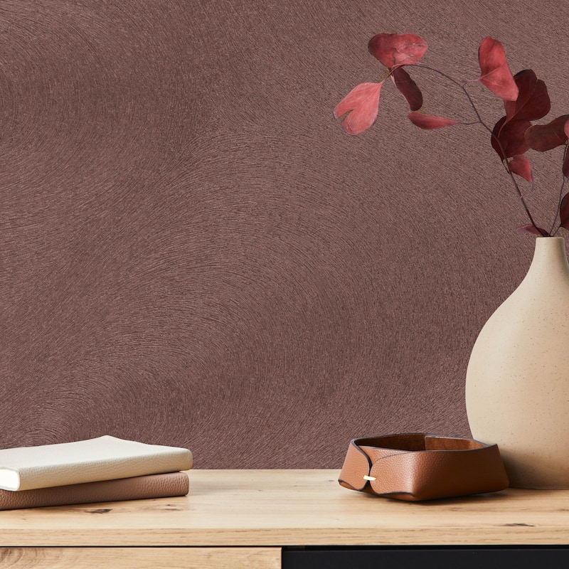 Galerie Wallcoverings Energy Collection Geometric Dunes Sheen Effect Wallpaper Roll - 33 feet long x 27.5 inches wide