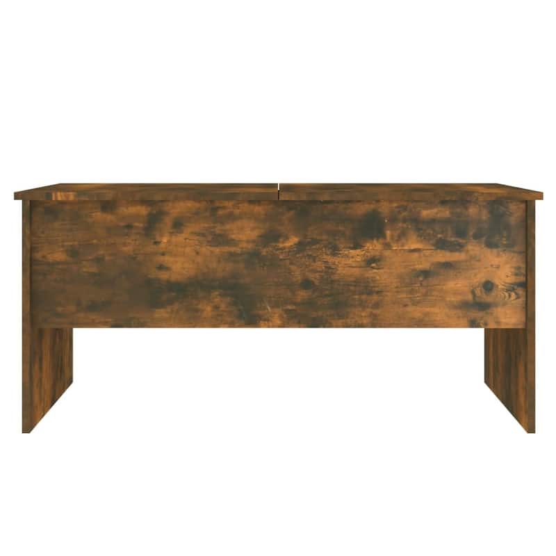 vidaXL Coffee Table Lift Top End Table Accent Side Sofa Table Engineered Wood - 40.2" x 19.9" x 18.3"