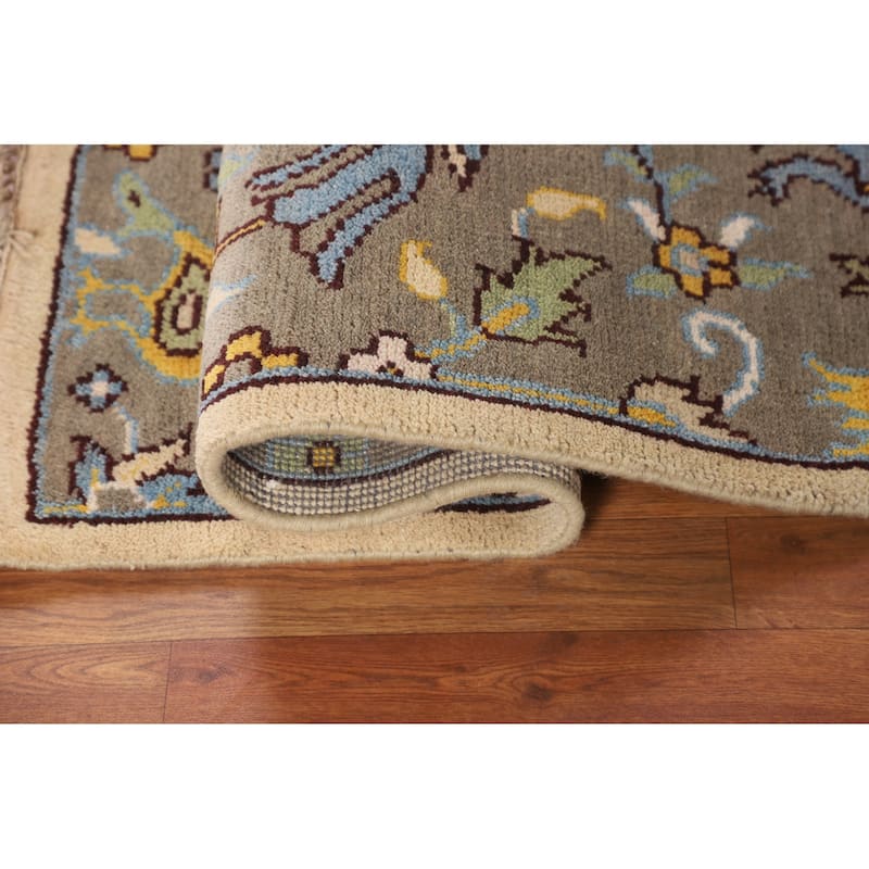 Animals Design Ziegler Indian Foyer Rug Handmade Wool Carpet - 2'11"x 5'1"