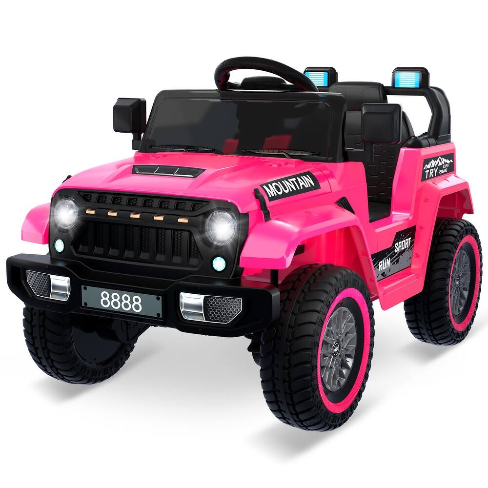 12V Kids Ride on Truck Car Kids Electric Vehicles Toy for 3-5 Years Old Boys Girls Gift, Black