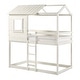 preview thumbnail 2 of 15, Deer Blind House Bunk Bed Twin Over Twin Bunk Bed for Kids, Bunk Beds, Playhouse Twin Bunk Bed, Wooden Bunk Beds for Kids