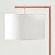 preview thumbnail 17 of 46, Brightech Montage Modern 60 in. Contemporary Arc LED Color Adjusting Floor Lamp with White Fabric Drum Shade