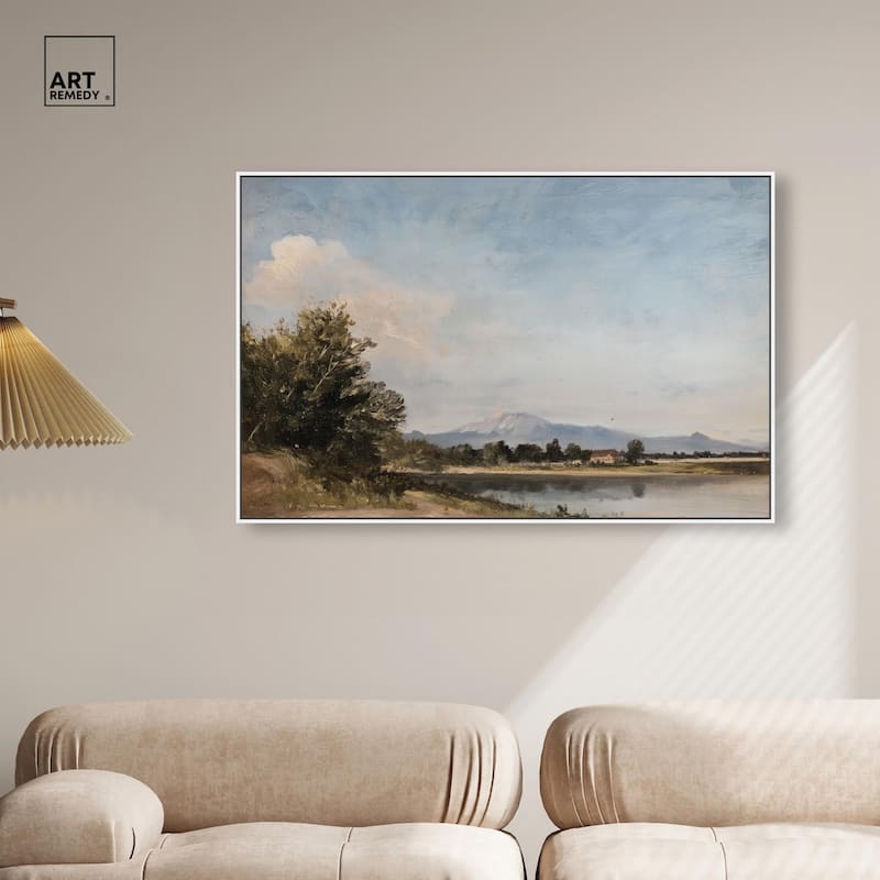 Hilltop Tower View III Canvas by Art Remedy
