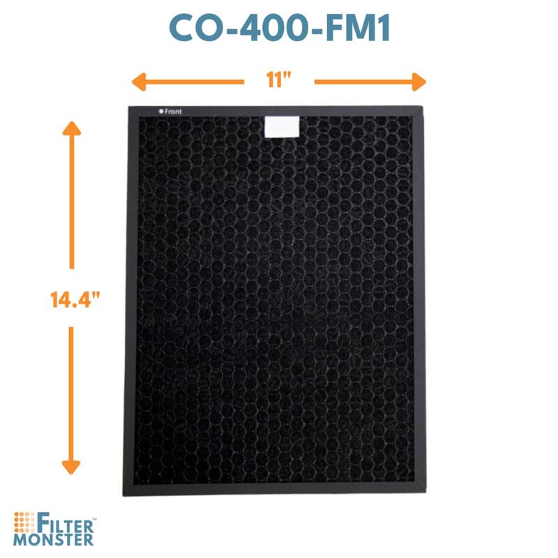 Replacement Compatible with Coway Airmega 400/400S Filter, 2 Pack - Green