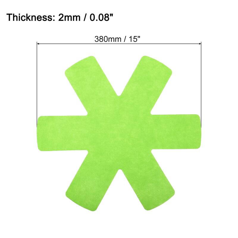 Pot and Pan Protectors for Stacking, 6pcs 380mm Felt Pan Protectors