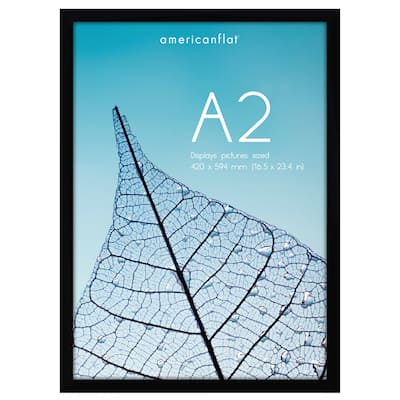 Americanflat A2 A3 A4 A5 Picture Frame and Poster Frame for Displaying Wall Decor - Perfect for Photos, Documents, and Artwork