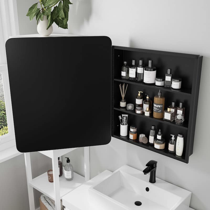 Surface Mount Medicine Cabinet with Mirror