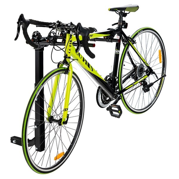 Costway 4-Bike Hitch Mount Rack, Double Folding Bicycle