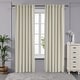 preview thumbnail 1 of 36, Deconovo Back Tab Blackout 42 Width Curtains (2 Panel) 42 x 45 - Light Beige
