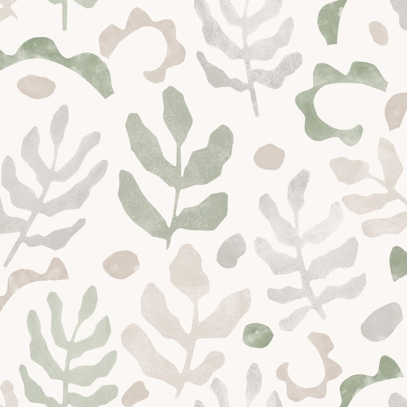 NuWallpaper Neutral Green Mira Peel & Stick Wallpaper - 216in x 20.5in x 0.025in