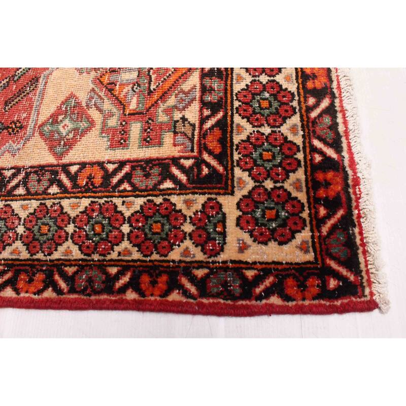 ECARPETGALLERY Hand-knotted Antalya Vintage Light Red Wool Rug - 4'11 x 6'6