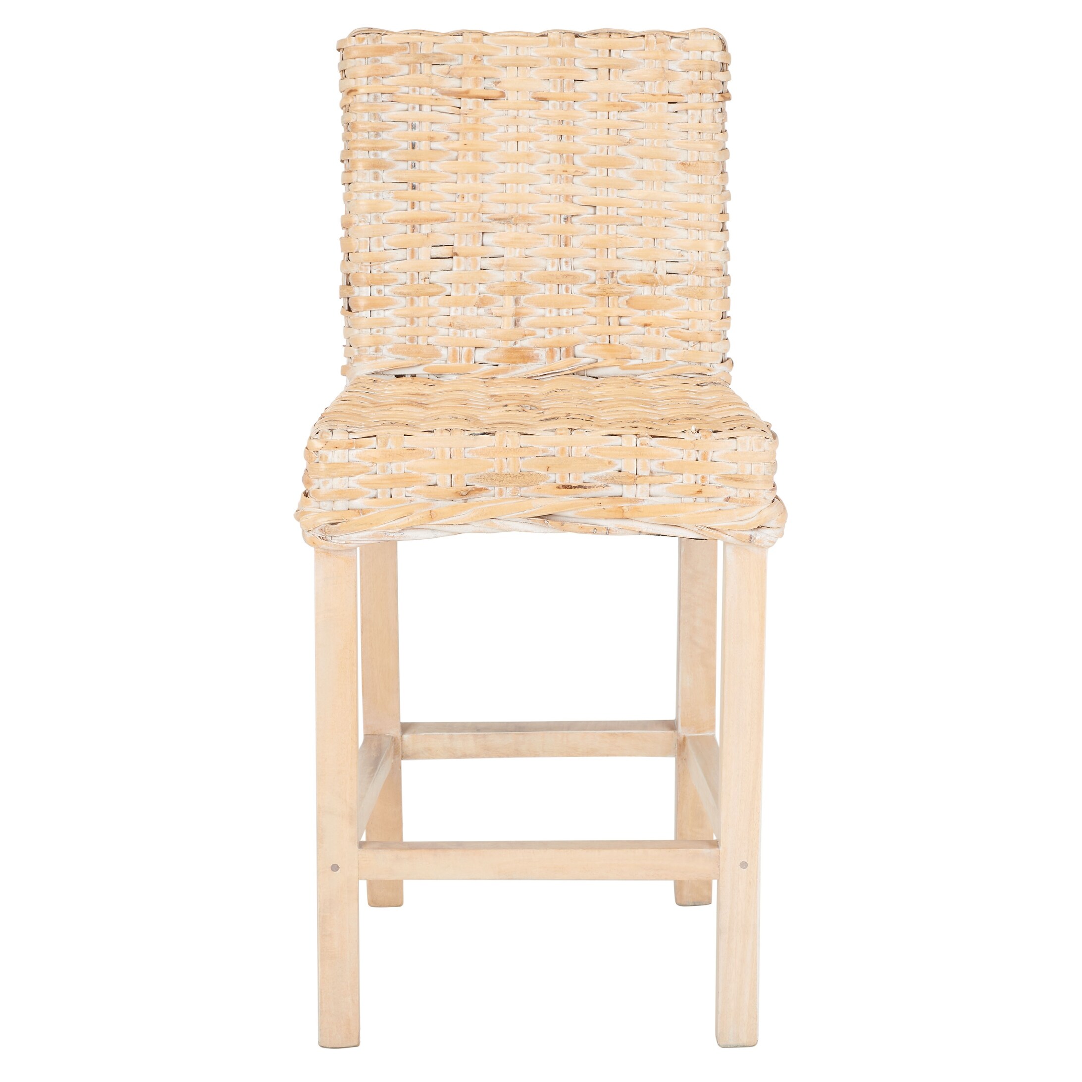 SAFAVIEH Tobie Rattan 23.6 inch Counter Stool On Sale Bed