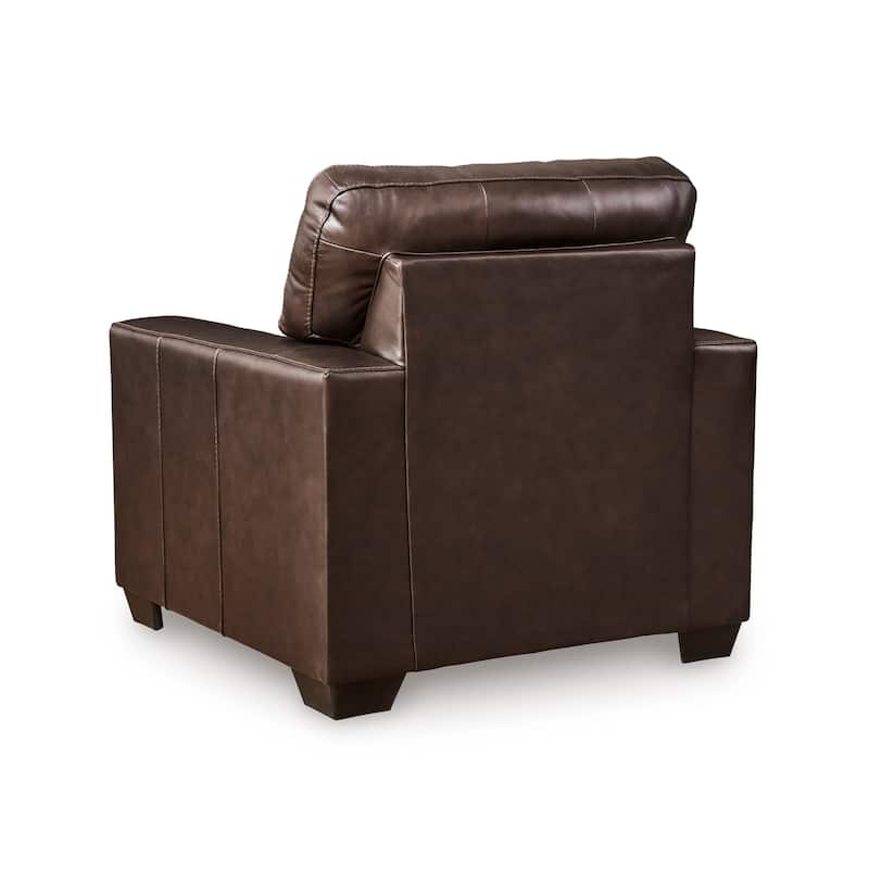 Roundhill Furniture Holmes Leather Upholstered Lounge Chair