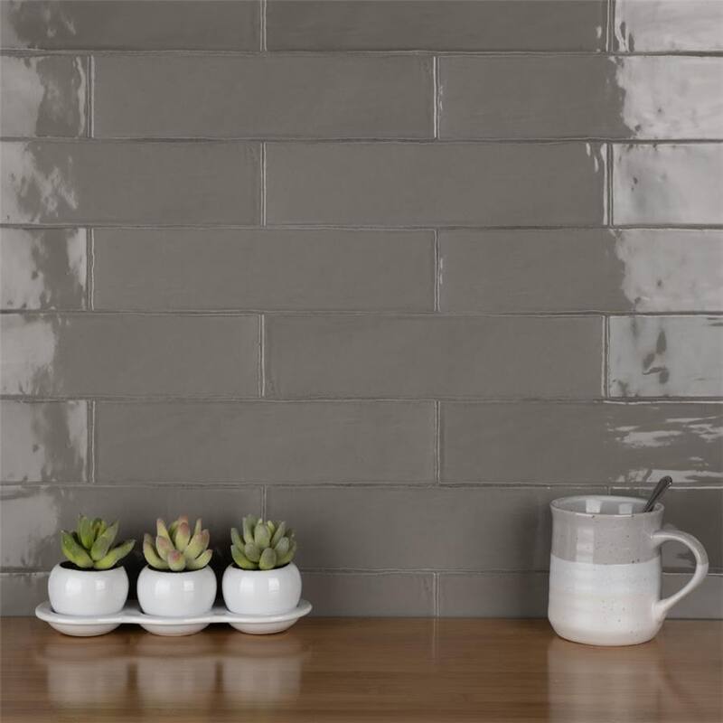 Merola Tile Chester Grey 3" x 12" Ceramic Wall Tile