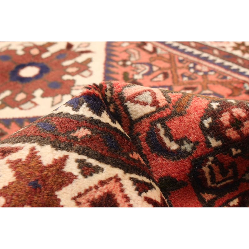 ECARPETGALLERY Hand-knotted Andelz Red Wool Rug - 2' 10" x 9' 10"