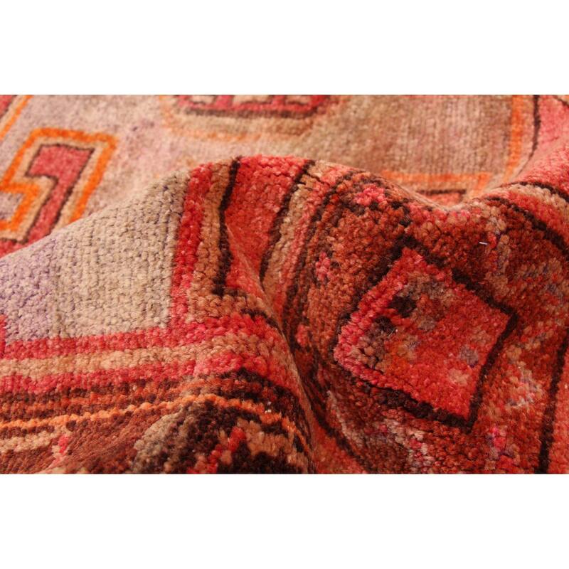 ECARPETGALLERY Hand-knotted Konya Anatolian Light Red Wool Rug - 5'0 x 7'7