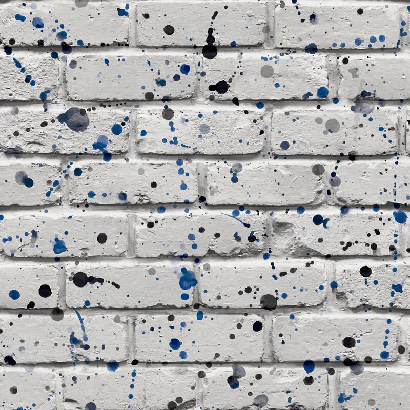 Advantage Splatter Wall Grey Abstract Wallpaper