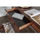 preview thumbnail 7 of 12, Linon Cranesbill Antique Tobacco Writing Desk