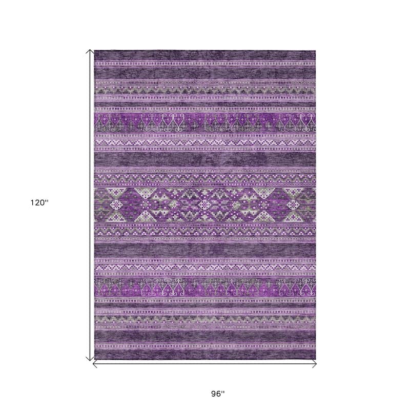 HomeRoots Southwestern Transitional Rectangle Outdoor Rug
