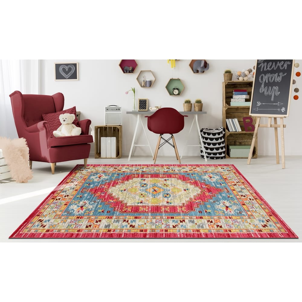 Noori Rug Sapphire Distressed Hester Rug