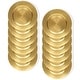 preview thumbnail 1 of 1, Gold Round Charger Plate 13" Set of 12 - 13" Dia x 0.5" H